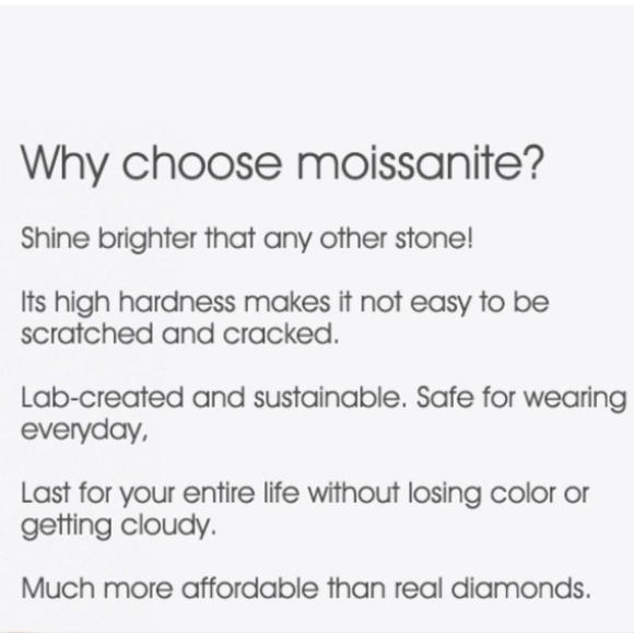 Certified GRA Moissanite Ring 18k Gold over Sterling Silver Sz 6! NEW - Picture 10 of 12